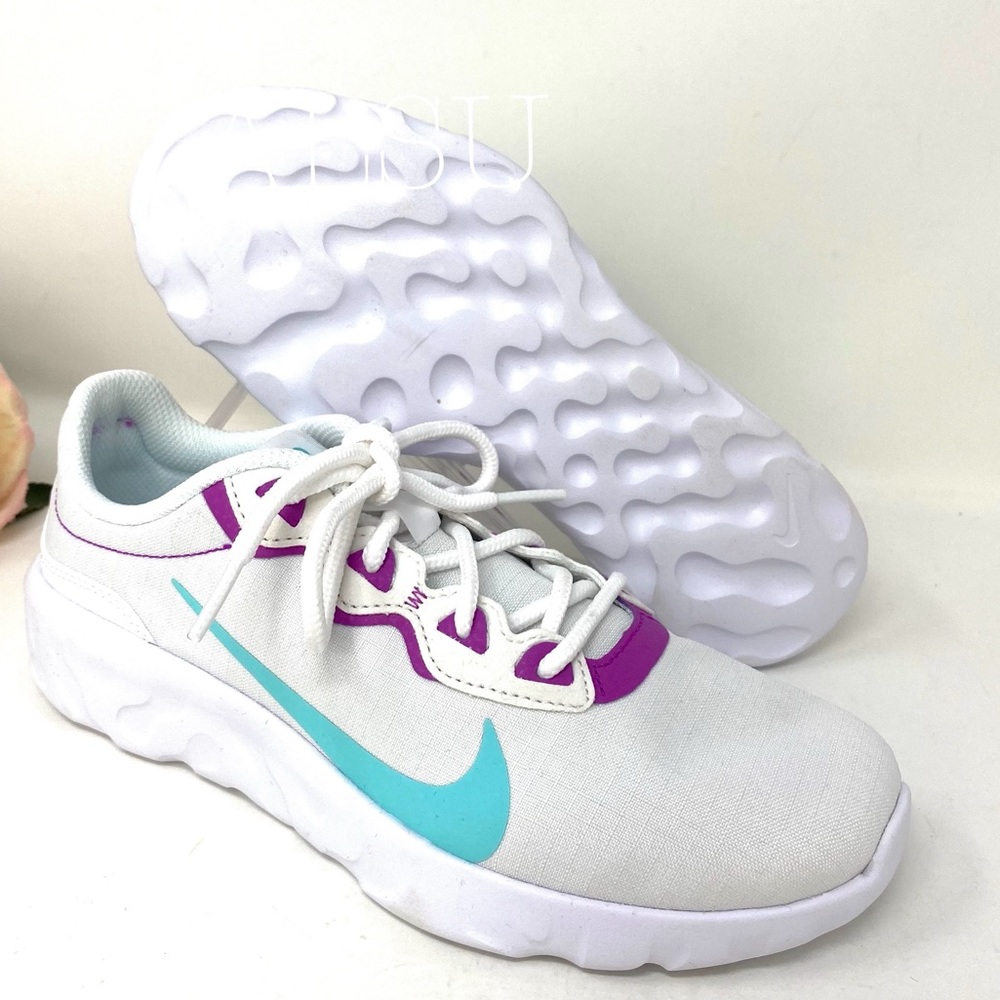 💖MEGA SALE💖Nike Explore Strada White Canvas AUTHENTIC Women's 8.5 CD7091 100 - Picture 3 of 7